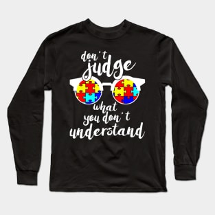 Autism Awareness T Shirt Gift For Autistic Kids Awareness Long Sleeve T-Shirt